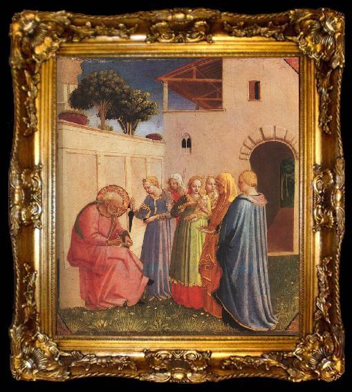 framed  Fra Angelico The Naming of John the Baptist, ta009-2